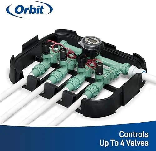 Outdoor Battery-Powered Water Sprinkler Controller — Irrigation System, Orbit