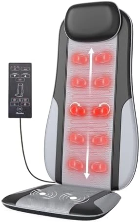 Shiatsu Back Massager with Heat and Vibration — Massage Chairs, Comrelax