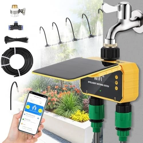 Smart Solar WiFi Timer Kit — Irrigation System, Moongiantgo