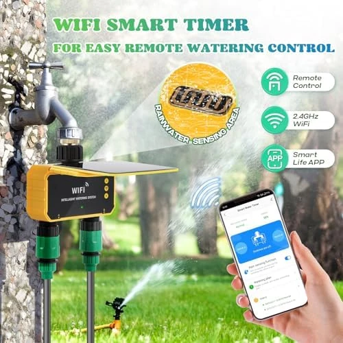 Smart Solar WiFi Timer Kit — Irrigation System, Moongiantgo