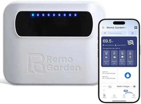 Smart Sprinkler Controller – 4 Zone WiFi Irrigation Controller — Irrigation System, Visit the Remo Garden Store