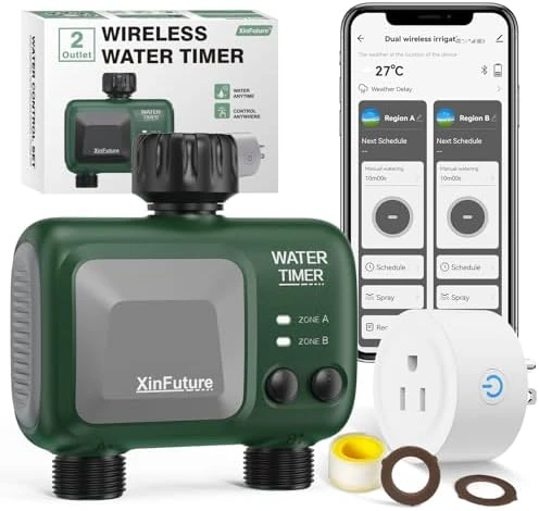 Smart Sprinkler Timer 2 Zone with Gateway — Irrigation System, XinFuture