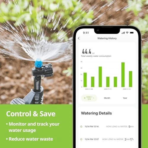 Smart Water Sprinkler Timer — Irrigation System, Raindrip