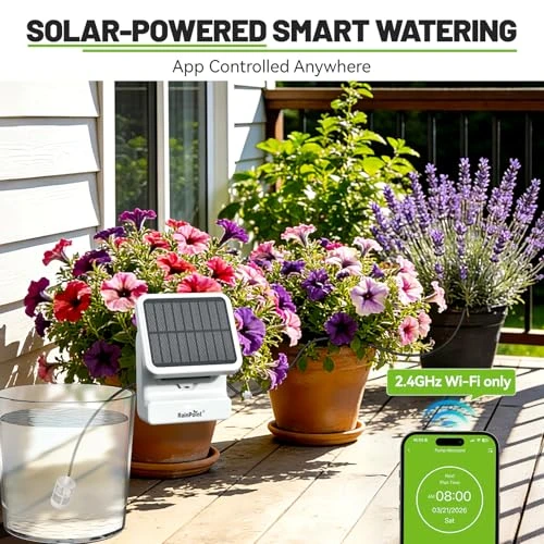 Smart WiFi Solar Drip Irrigation System — Irrigation System, RainPoint