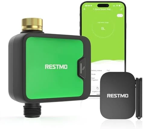 Smart WiFi Water Timer for Garden Hose — Irrigation System, Restmo