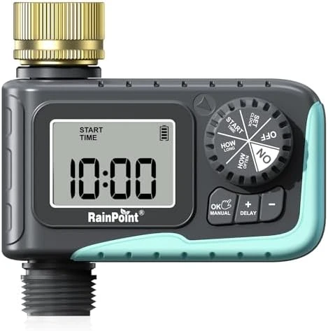 Sprinkler Timer for Garden Hose — Irrigation System, RainPoint
