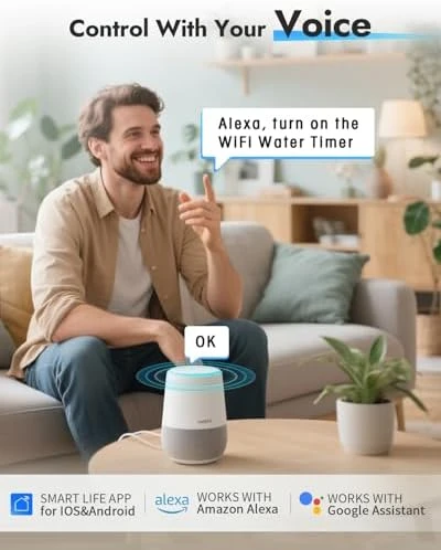 WiFi Sprinkler Timer, Water Timer for Garden — Irrigation System, Insoma