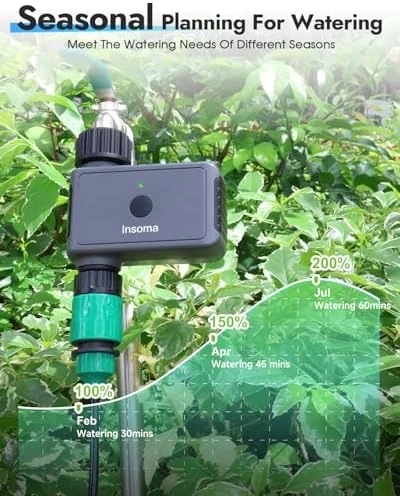 WiFi Sprinkler Timer, Water Timer for Garden — Irrigation System, Insoma
