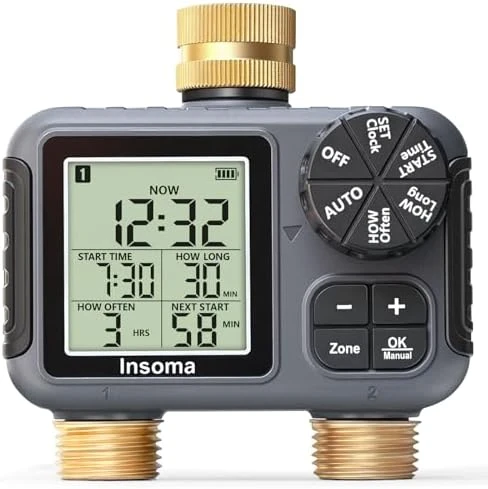 WiFi Sprinkler Timer, Water Timer for Garden — Irrigation System, Insoma