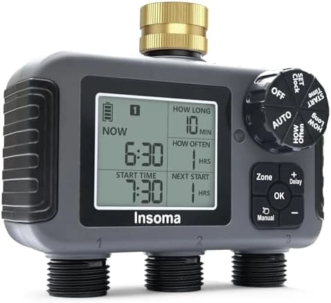 WiFi Sprinkler Timer, Water Timer for Garden — Irrigation System, Insoma