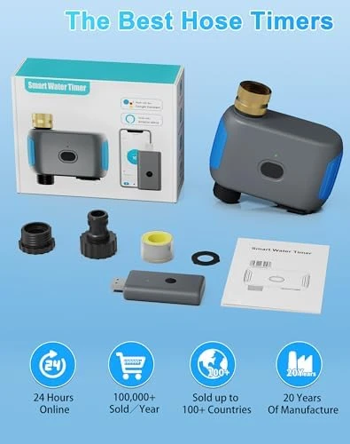 WiFi Sprinkler Timer with Bluetooth — Irrigation System, Smartale