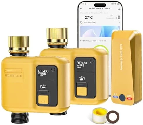 WiFi Water Timer 1 Zone for Garden Hose — Irrigation System, Shrivee