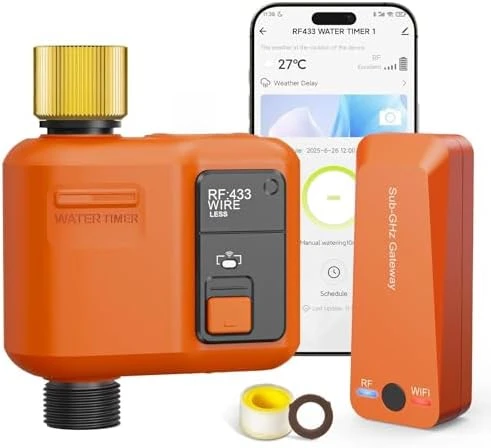 WiFi Water Timer for Garden Hose — Irrigation System, XinFuture