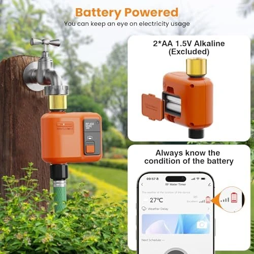 WiFi Water Timer for Garden Hose — Irrigation System, XinFuture