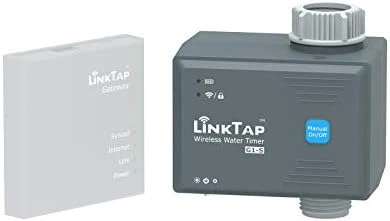 Wireless Water Timer & Gateway - Smart Sprinkler Timer — Irrigation System, LinkTap