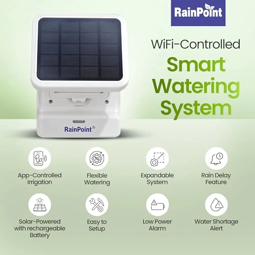 Automatic Solar Plant Watering System — Irrigation System, Baldr