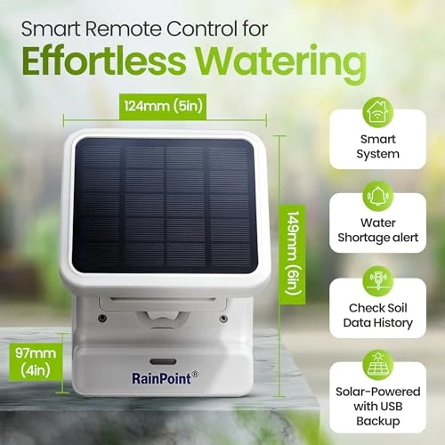 Automatic Solar Plant Watering System — Irrigation System, Baldr
