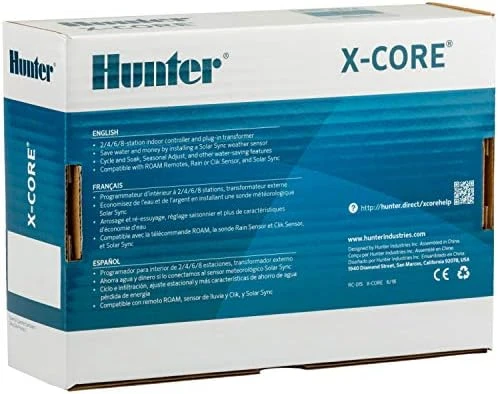 Indoor Sprinkler Timer, 4 Zone Irrigation Controller — Irrigation System, Hunter Industries