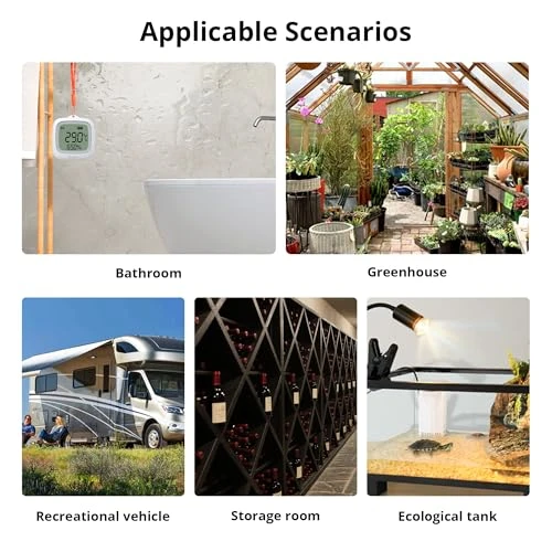 IP65 Zigbee LCD Smart Temperature Humidity Sensor — Mold Detector, Sonoff