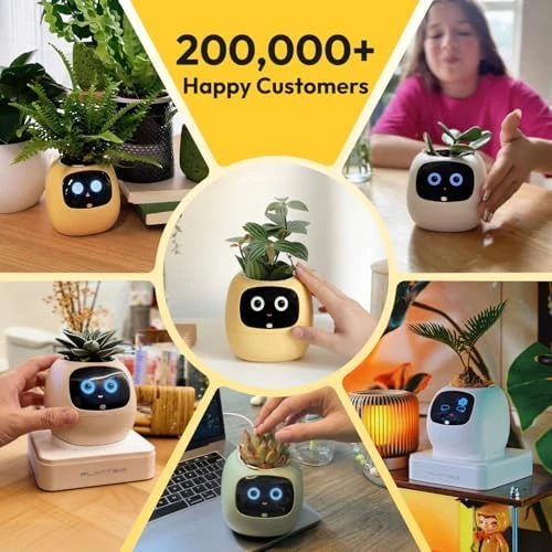 Ivy Interactive AI Desk Companion — Robot Pet, PLANTSIO