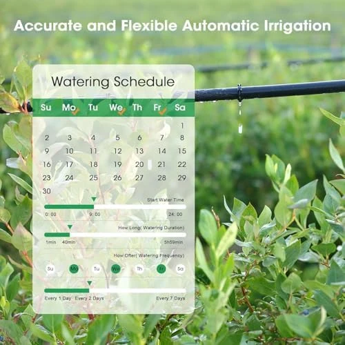 Smart Hose Watering Timer with Wi-Fi Hub — Irrigation System, Insoma