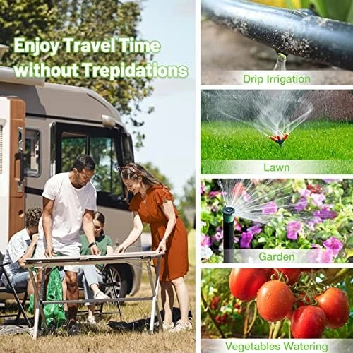 Smart Hose Watering Timer with Wi-Fi Hub — Irrigation System, Insoma