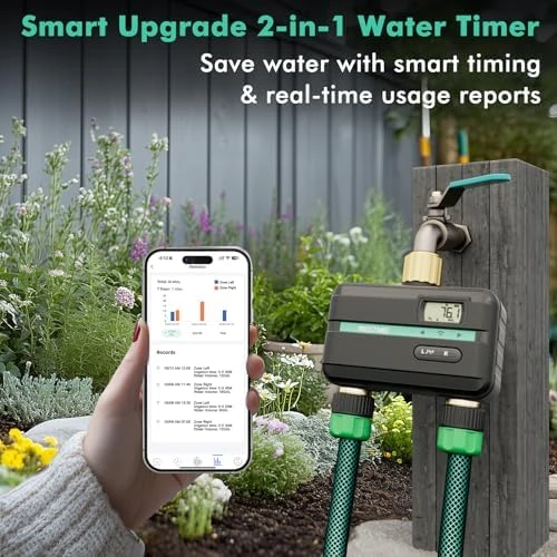 Smart Sprinkler Timer with Flow Meter — Irrigation System, Restmo