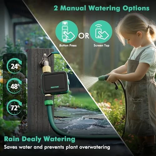 Smart Sprinkler Timer with Flow Meter — Irrigation System, Restmo