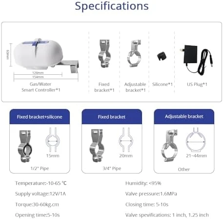 Smart Valve Controller — Water Shut Off Valve, Blindsmart