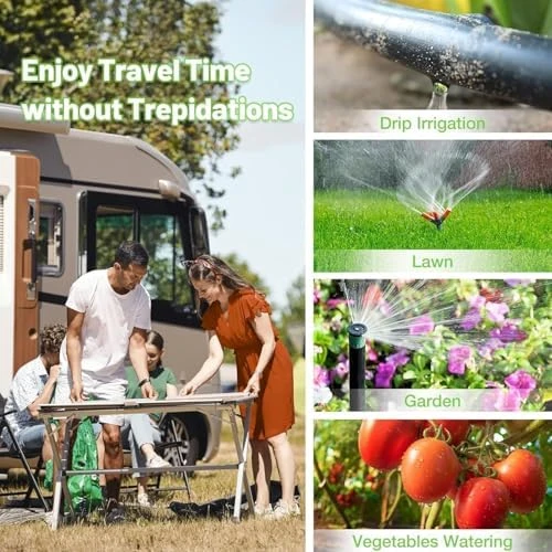 Smart Water Hose Timer Sprinkler Timer with 2 Outlet — Irrigation System, Insoma