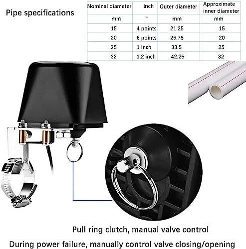 Smart Water Valve — Water Shut Off Valve, Jinvoo