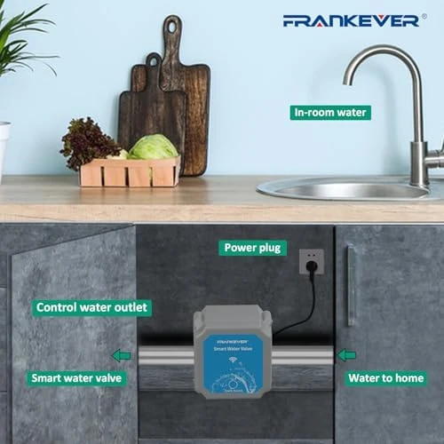 Smart Water Valve — Water Shut Off Valve, FRANKEVER