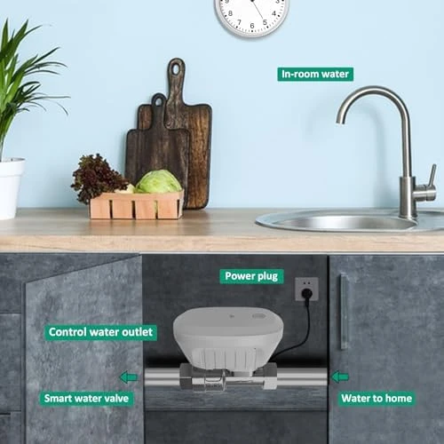 Smart Water Valve — Water Shut Off Valve, FRANKEVER