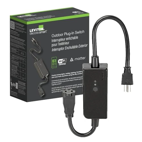 Smart Wi-Fi Outdoor Plug — Smart Plug, Leviton
