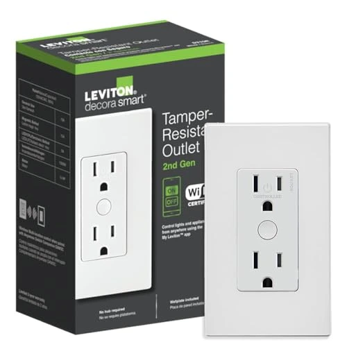 Smart Wi-Fi Outdoor Plug — Smart Plug, Leviton