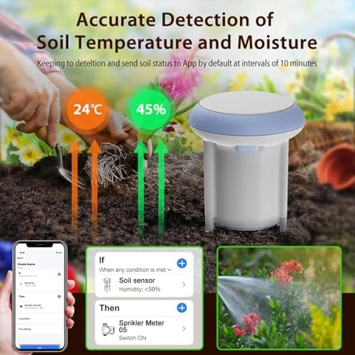 Smart WiFi Soil Moisture & Temperature Sensor — Soil Moisture Sensor, RISOON