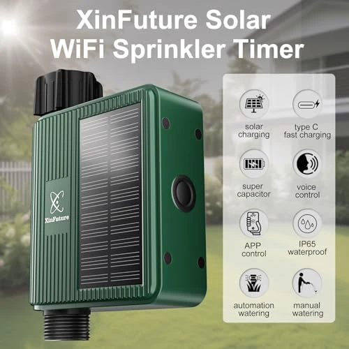 Smart WiFi Solar Sprinkler Timer — Irrigation System, XinFuture