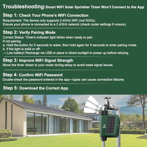 Smart WiFi Solar Sprinkler Timer — Irrigation System, XinFuture