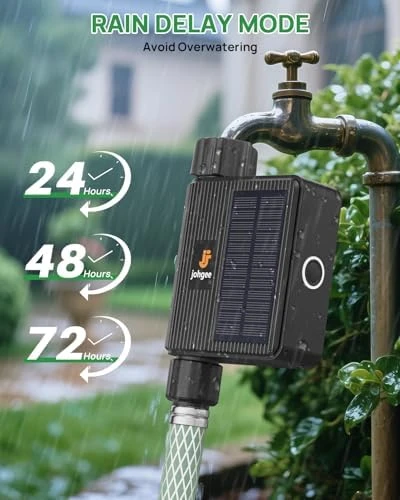 Solar Smart WiFi Sprinkler Timer — Irrigation System, johgee