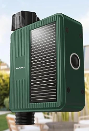 Solar WiFi Sprinkler Timer with Flow Monitor — Irrigation System, XinFuture