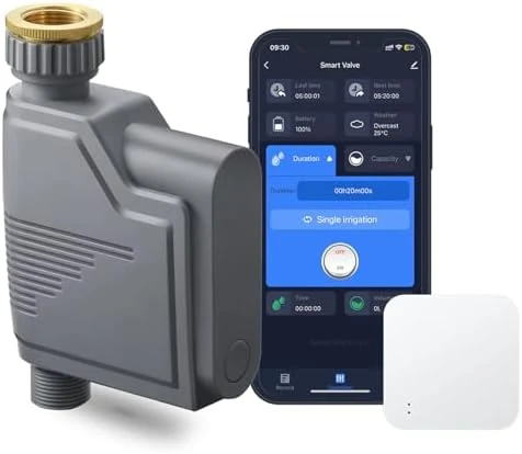 WiFi Smart Water Timer with Hub — Irrigation System, Haozee