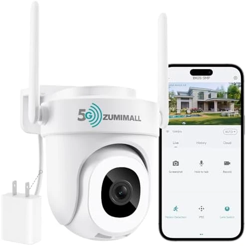 2K 3MP Wired Security Camera — Security Camera, ZUMIMALL