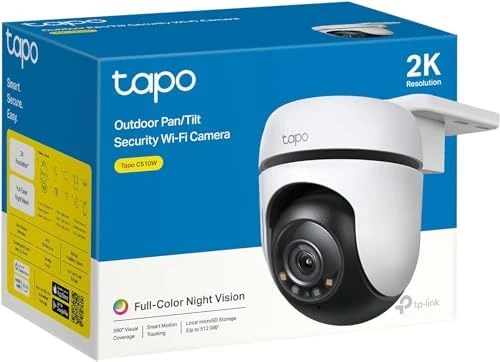 2K Outdoor Wired Pan/Tilt Security Wi-Fi Camera — Security Camera, TP-Link