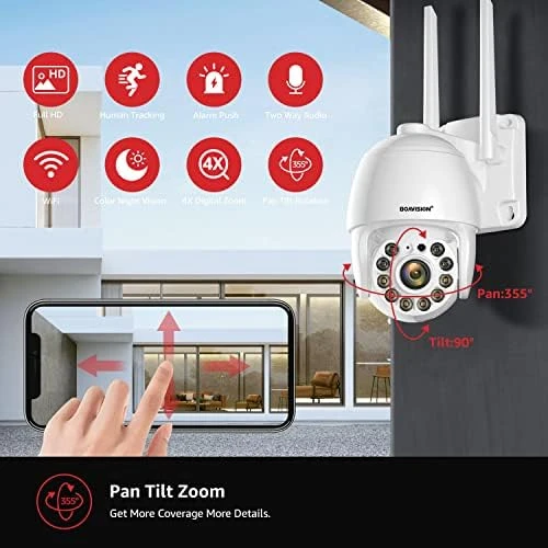 2K Security Camera Outdoor — Security Camera, BOAVISION