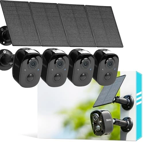 2K Solar Security Camera Wireless Outdoor System — Security Camera, SOVMIKU
