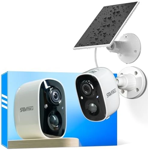 2K Solar Security Camera Wireless Outdoor System — Security Camera, SOVMIKU