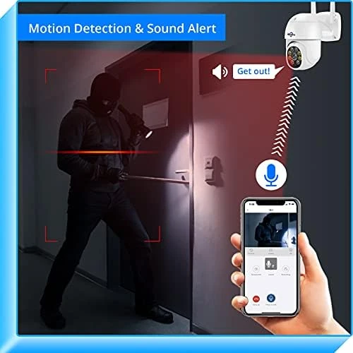 3MP Security Camera Outdoor — Security Camera, Hiseeu