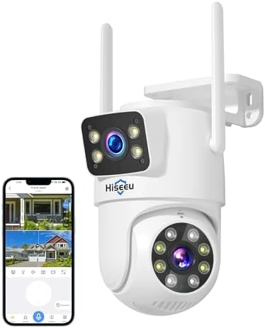 3MP Security Camera Outdoor — Security Camera, Hiseeu