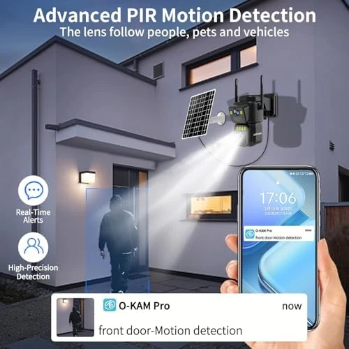Dual Lens Security Camera Wireless Outdoor — Security Camera, LETSCEE