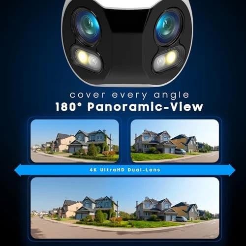 Dual-Lens Security WiFi Camera — Security Camera, Amcrest